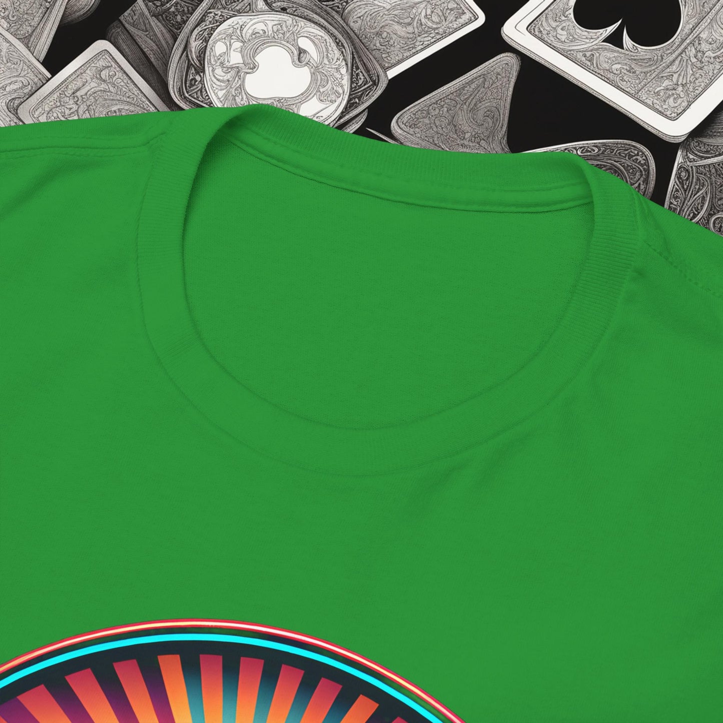 Zero Lucks Given unisex heavy cotton tee Poker Apparel