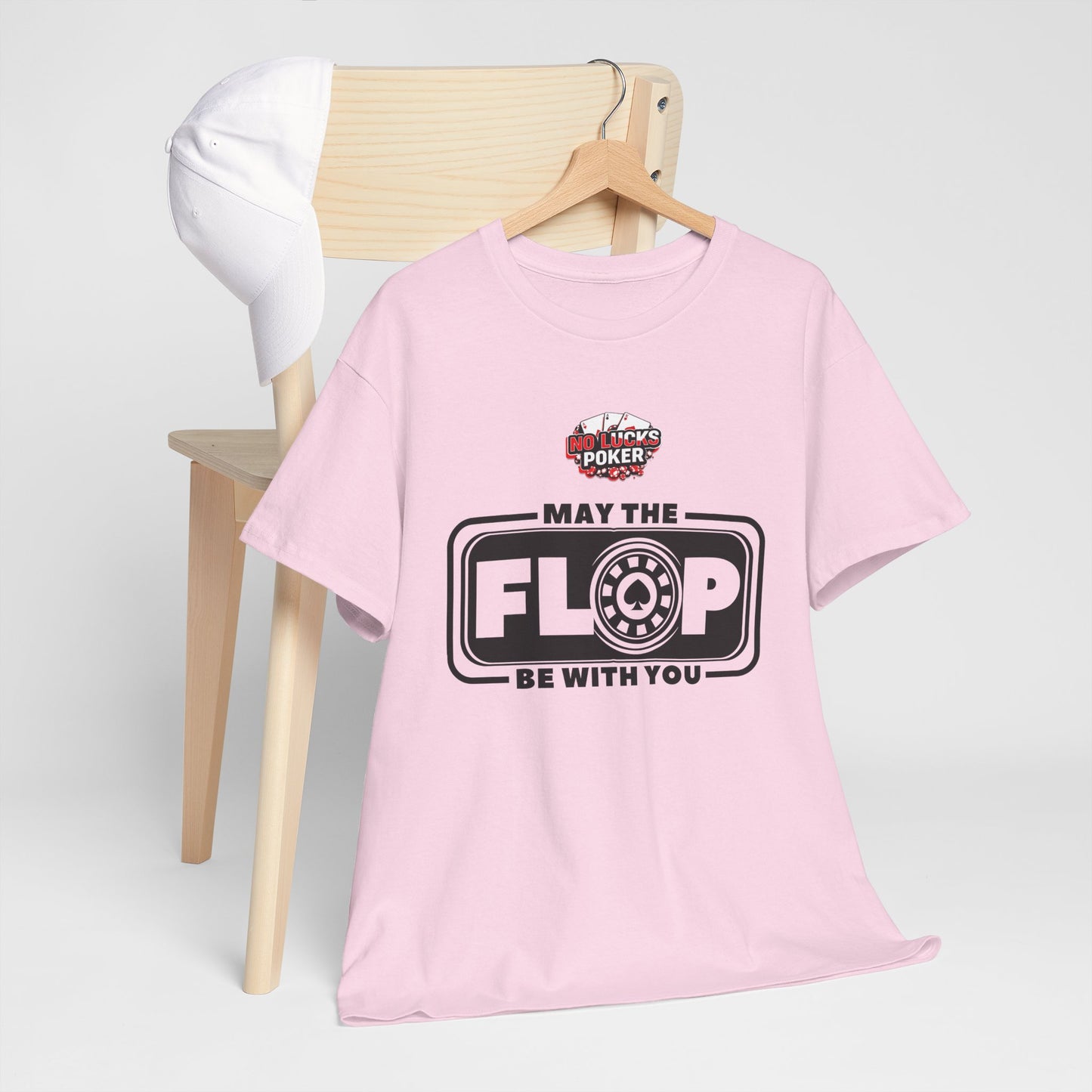 Zero Lucks – “May the Flop Be With You” Poker Logo Tee