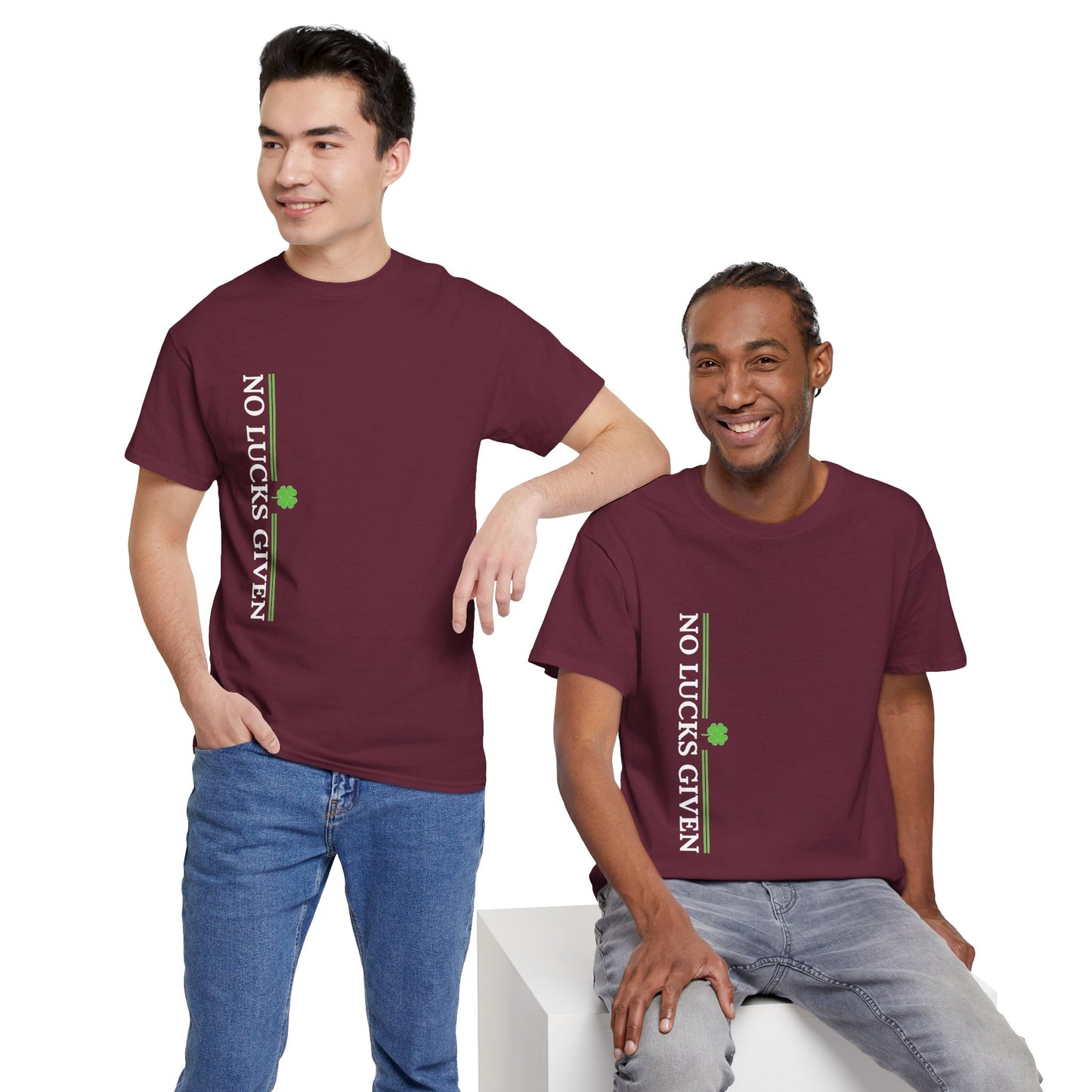 No Lucks Given – Signature Logo Poker Tee (All In Edition)
