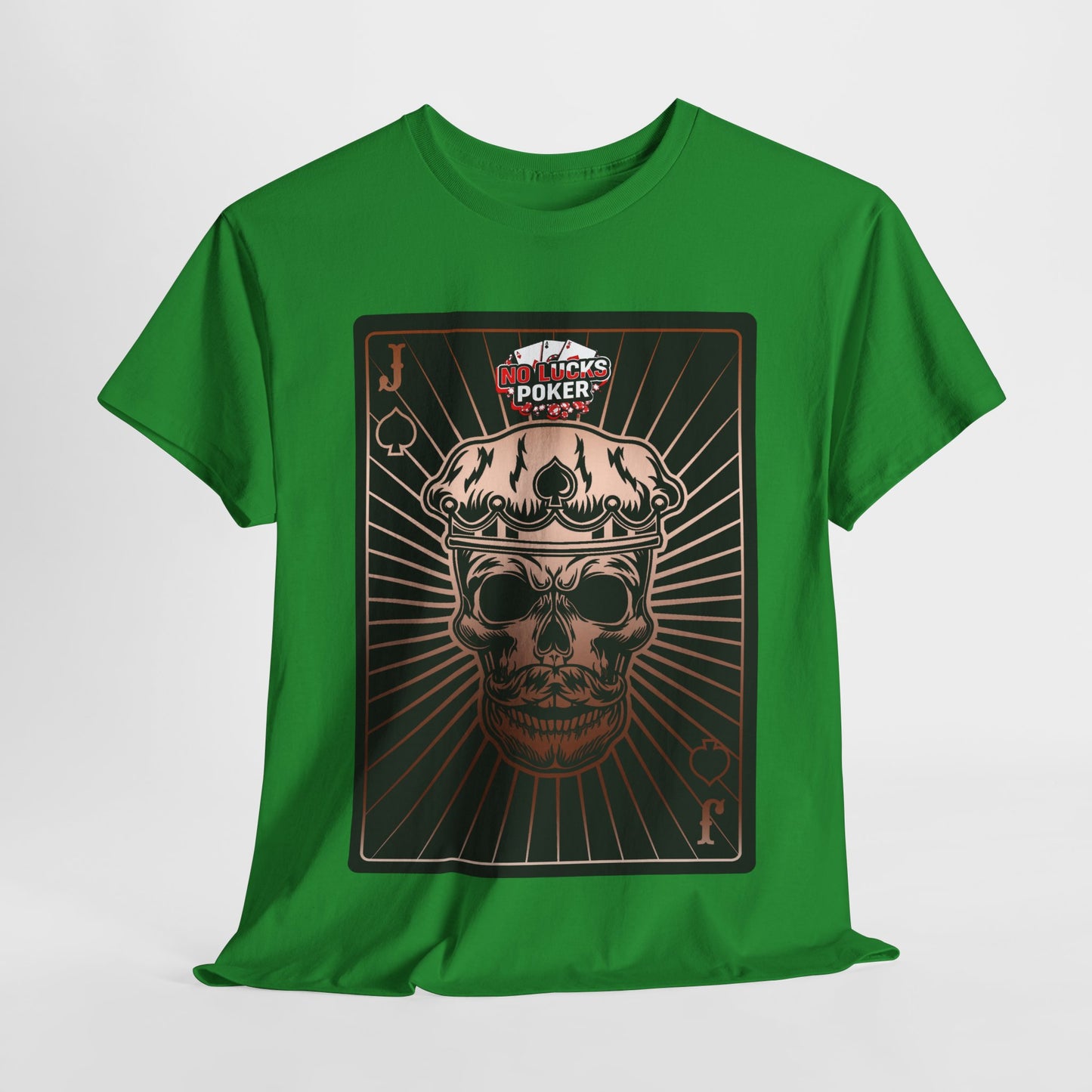 No Lucks Given – Jack Skull Crown of Spades Poker Tee (Copper Edition)