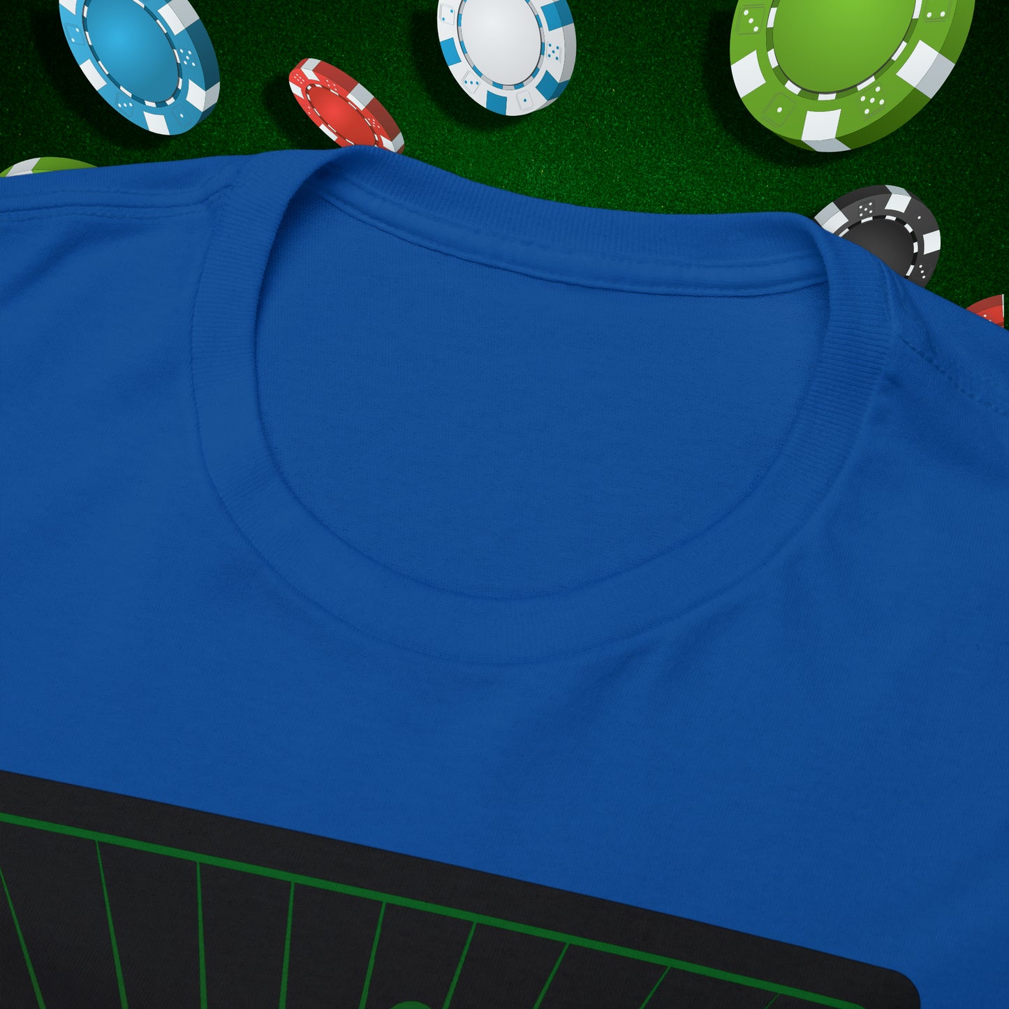 No Lucks Given Angry Queen of Spades Green Red Poker T-Shirt Must have Good Luck All-in
