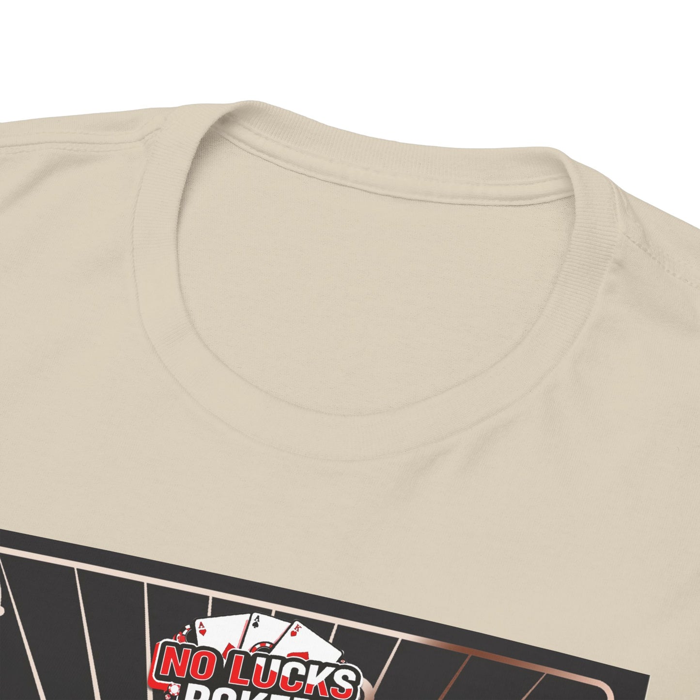 No Lucks Given Angry Queen of Clubs Copper Poker T-Shirt Must have Good Luck All-in