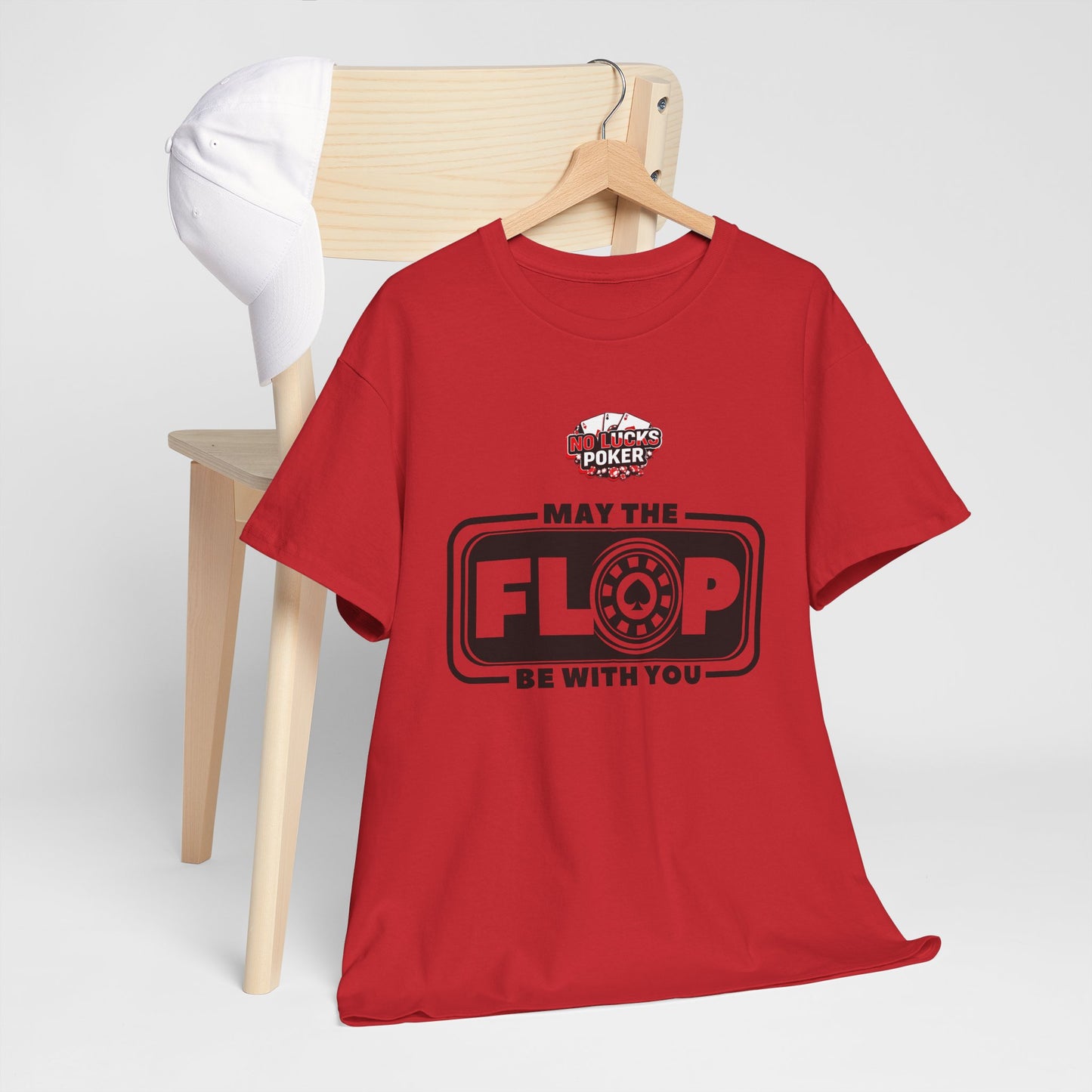 Zero Lucks – “May the Flop Be With You” Poker Logo Tee