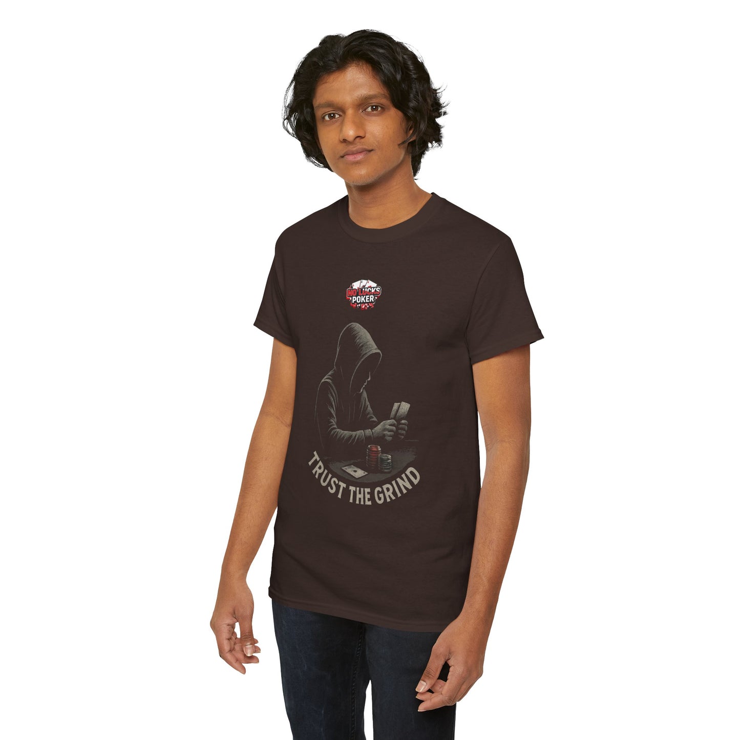 Trust the Grind Poker T-Shirt | Zero Lucks – Play Sharp