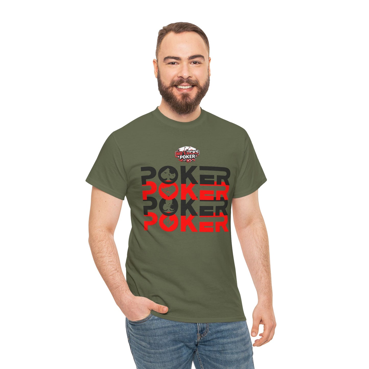 Poker Is Life – Aces & Royal Flush Tee by Zero Lucks