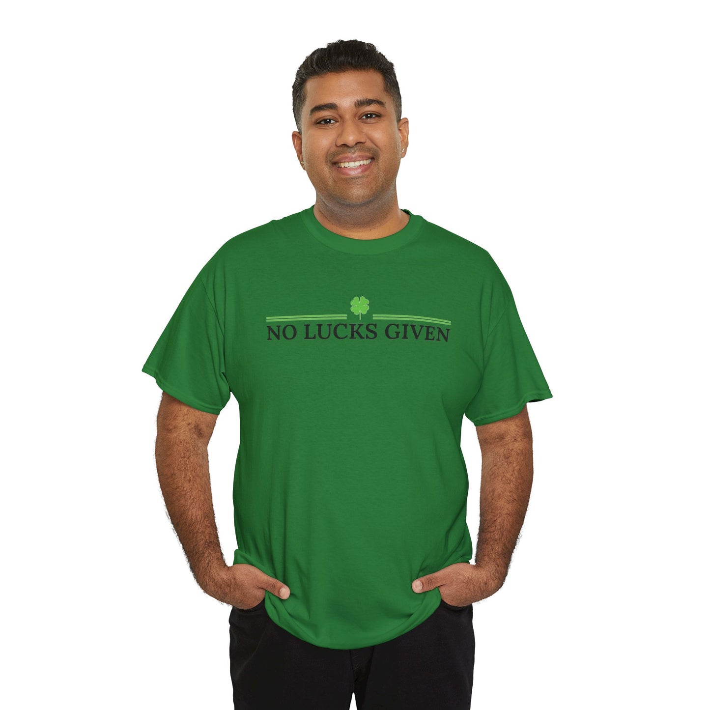 No Lucks Given – Classic Logo Poker Tee (Good Luck, All In)