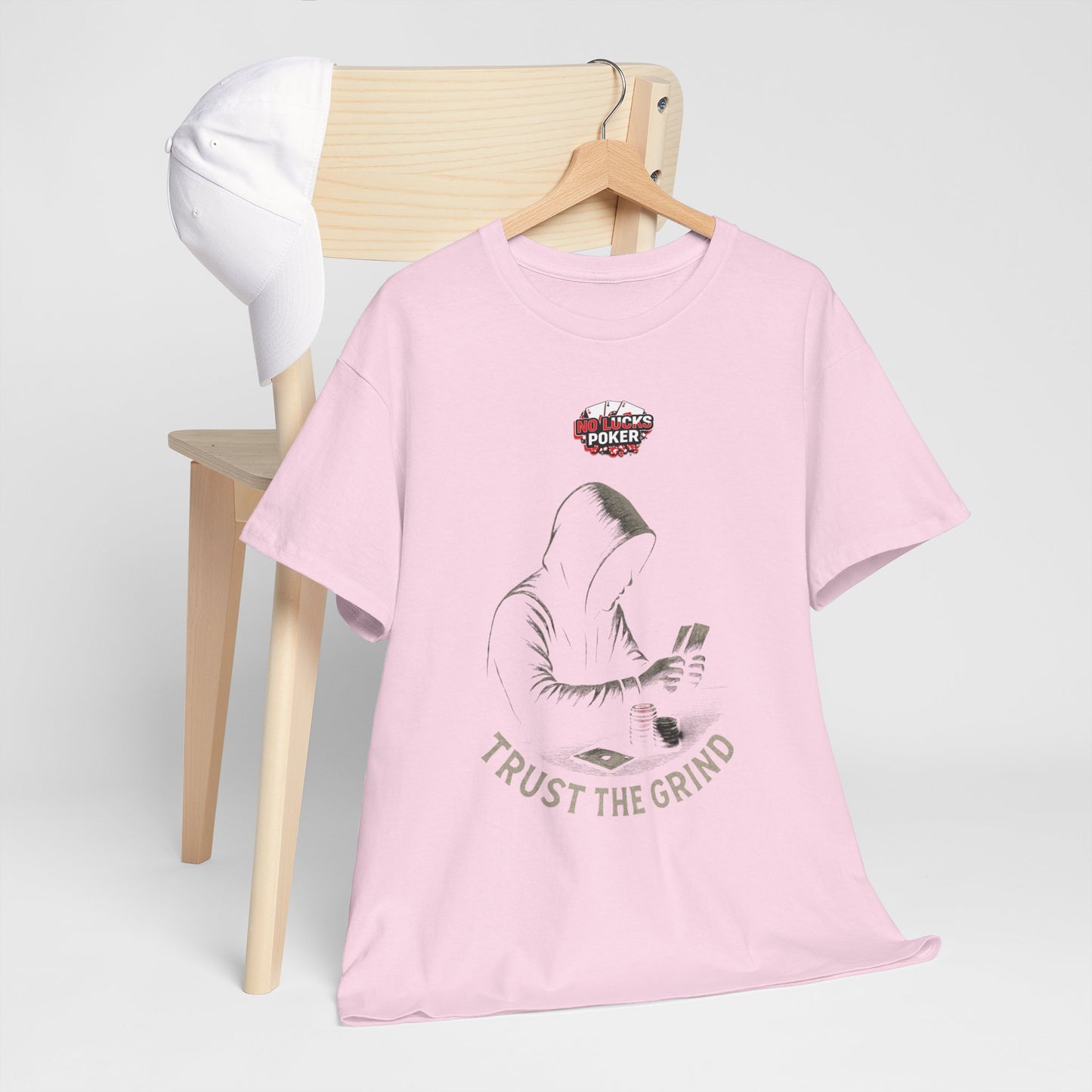 Trust the Grind Poker T-Shirt | Zero Lucks – Play Sharp