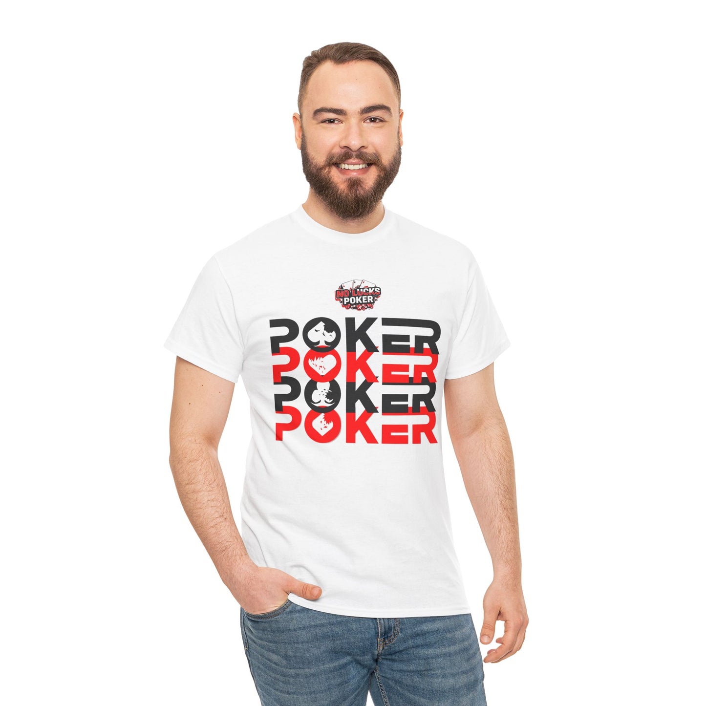 Poker Is Life – Aces & Royal Flush Tee by Zero Lucks