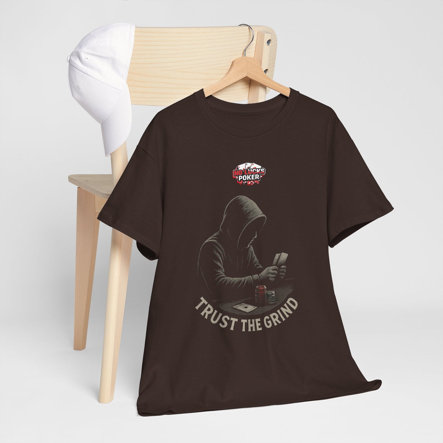 Trust the Grind Poker T-Shirt | Zero Lucks – Play Sharp