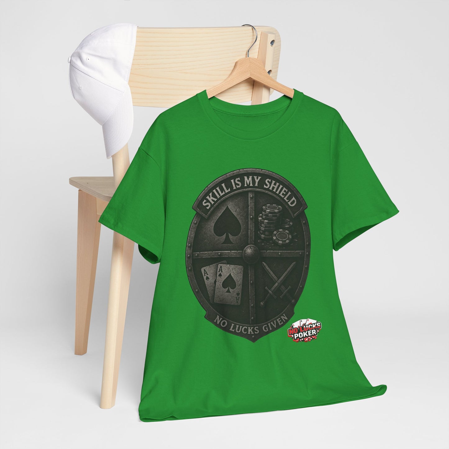 Stack or Shatter Poker T-Shirt | No Lucks Given – Skill Over Luck