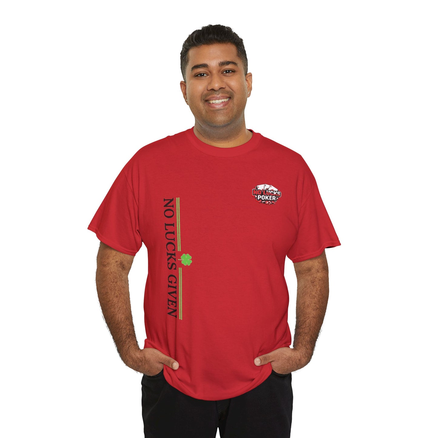 No Lucks Given – Signature Logo Poker Tee (All In Edition)