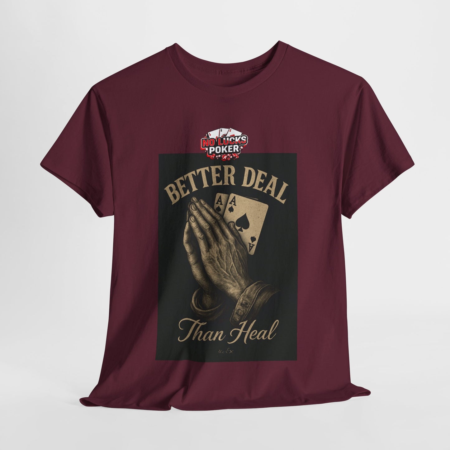 No Prayers Just Play Poker T-Shirt | Zero Lucks – Skill Over Superstition