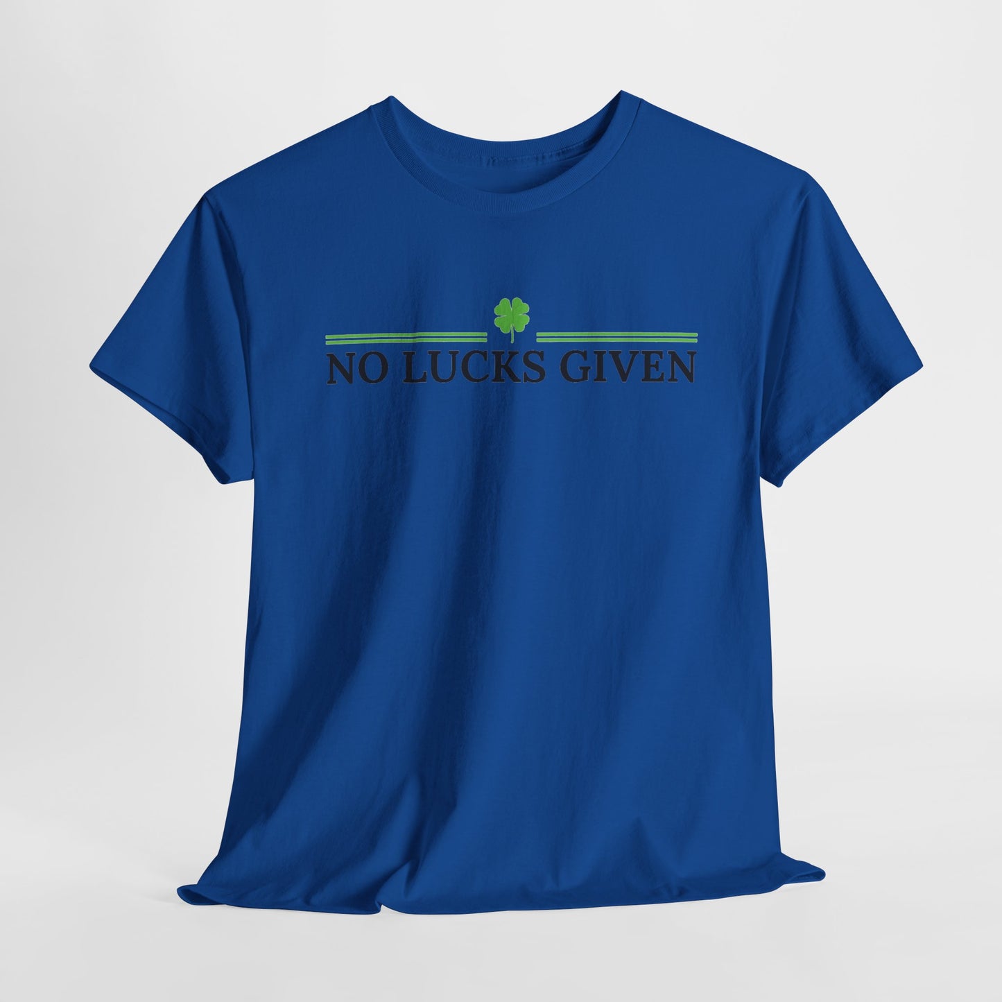 No Lucks Given – Classic Logo Poker Tee (Good Luck, All In)