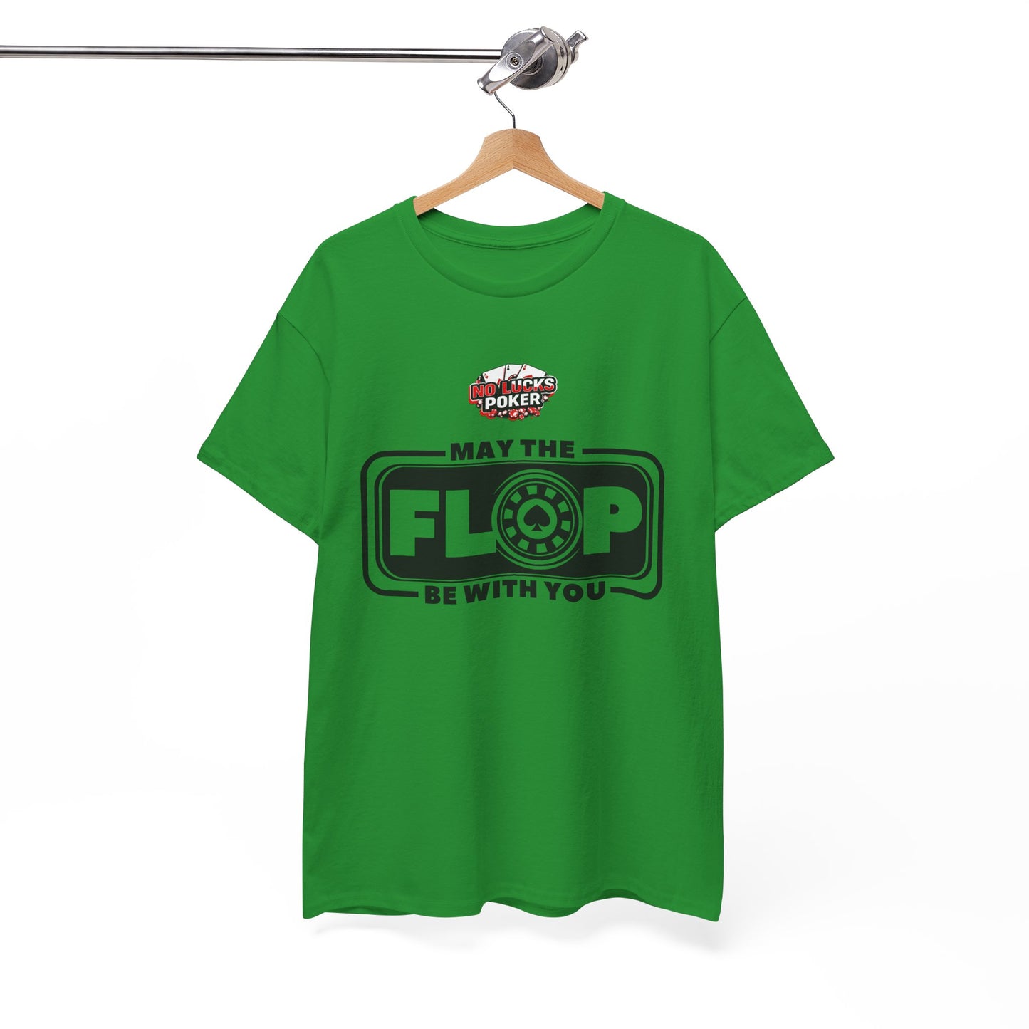 Zero Lucks – “May the Flop Be With You” Poker Logo Tee