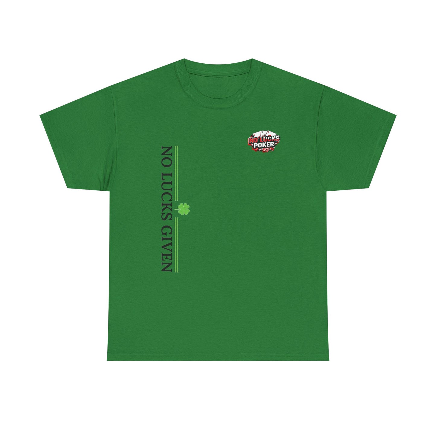 No Lucks Given – Signature Logo Poker Tee (All In Edition)