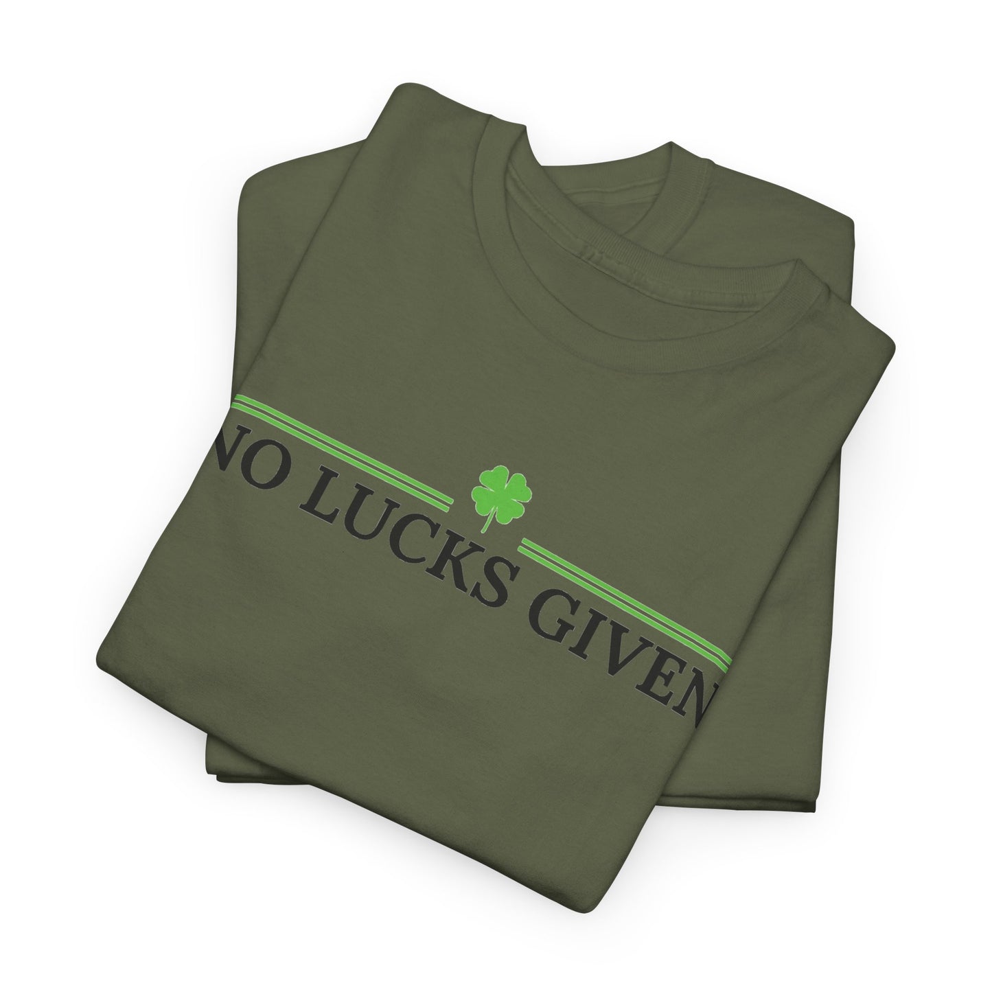 No Lucks Given – Classic Logo Poker Tee (Good Luck, All In)