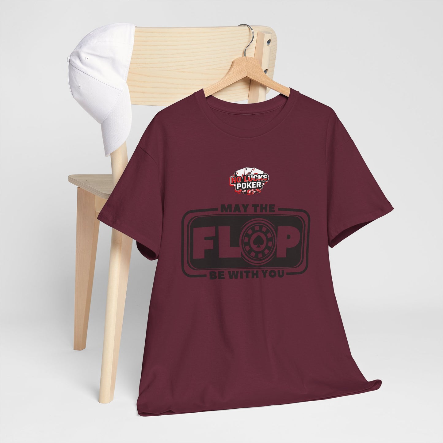 Zero Lucks – “May the Flop Be With You” Poker Logo Tee