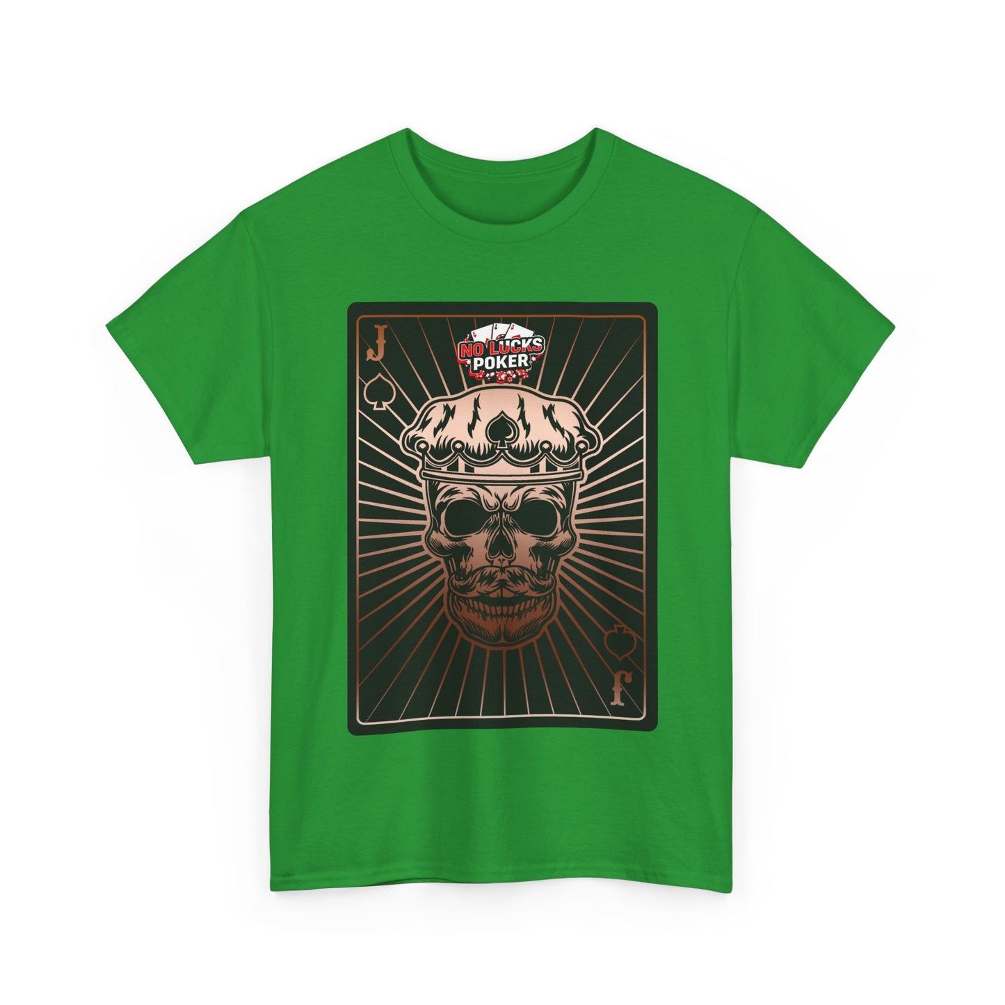 No Lucks Given – Jack Skull Crown of Spades Poker Tee (Copper Edition)