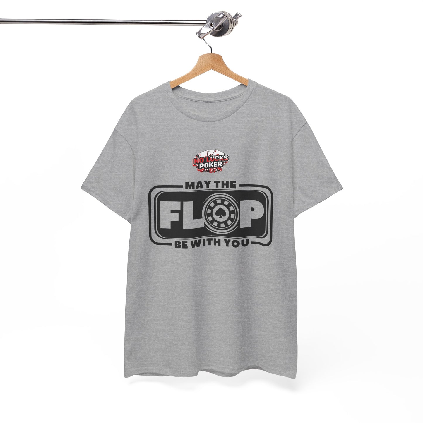 Zero Lucks – “May the Flop Be With You” Poker Logo Tee