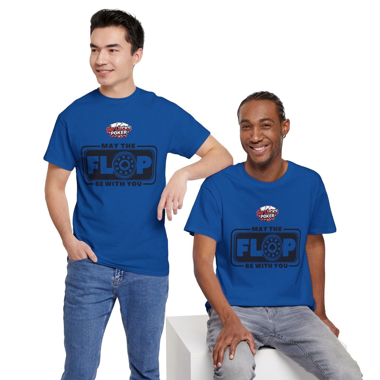 Zero Lucks – “May the Flop Be With You” Poker Logo Tee