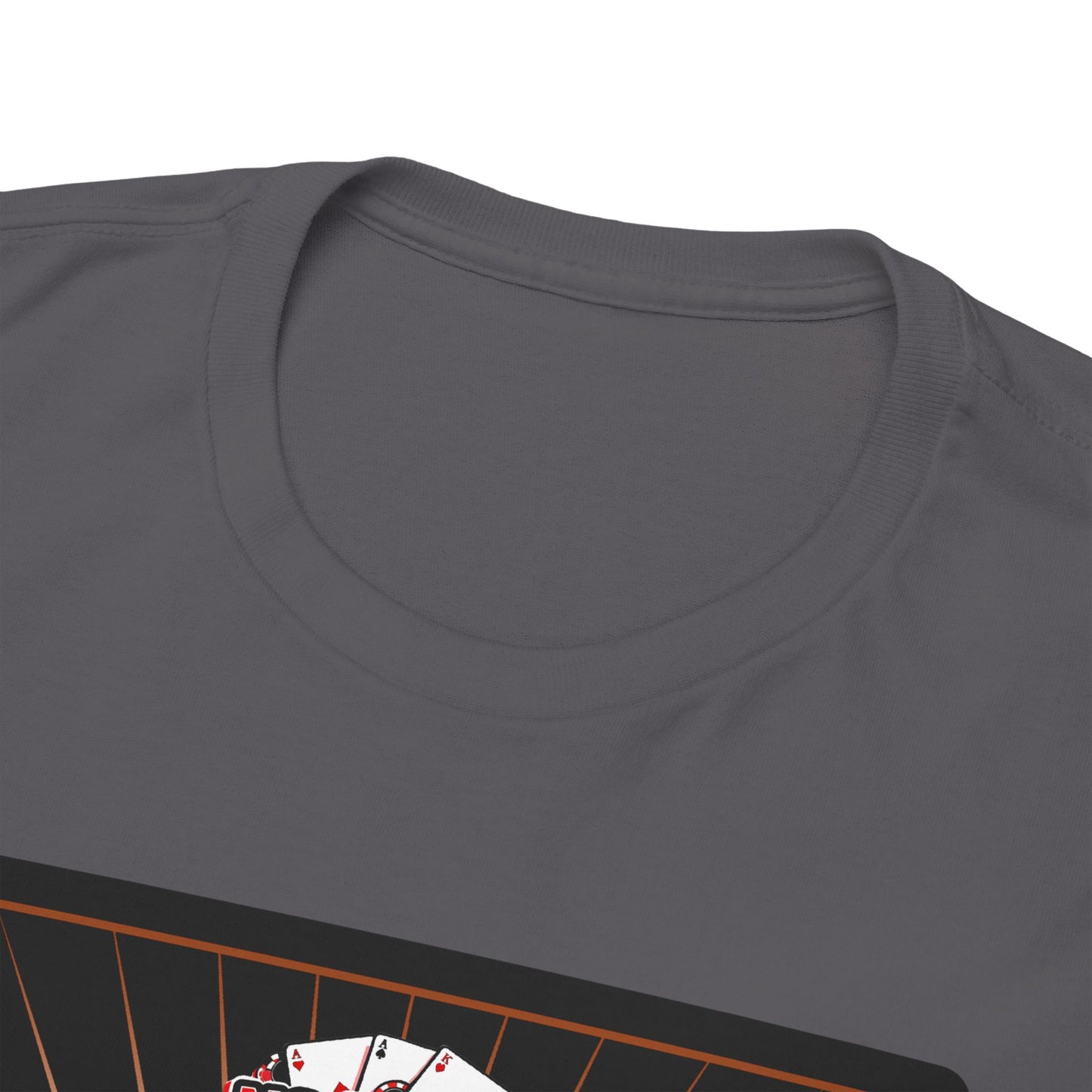 No Lucks Given – Ace of Spades & Crossed Swords Poker T-Shirt (Copper Edition)