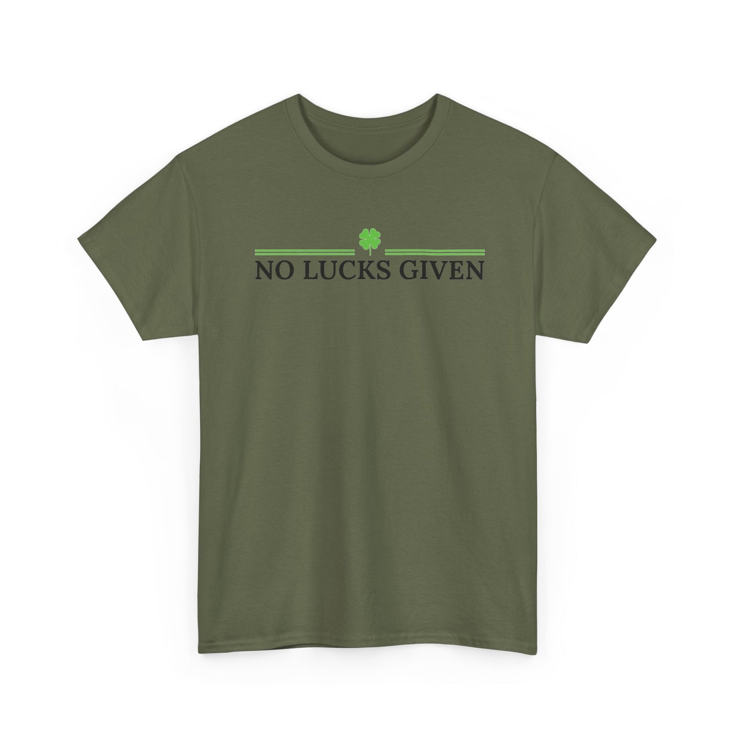 No Lucks Given – Classic Logo Poker Tee (Good Luck, All In)