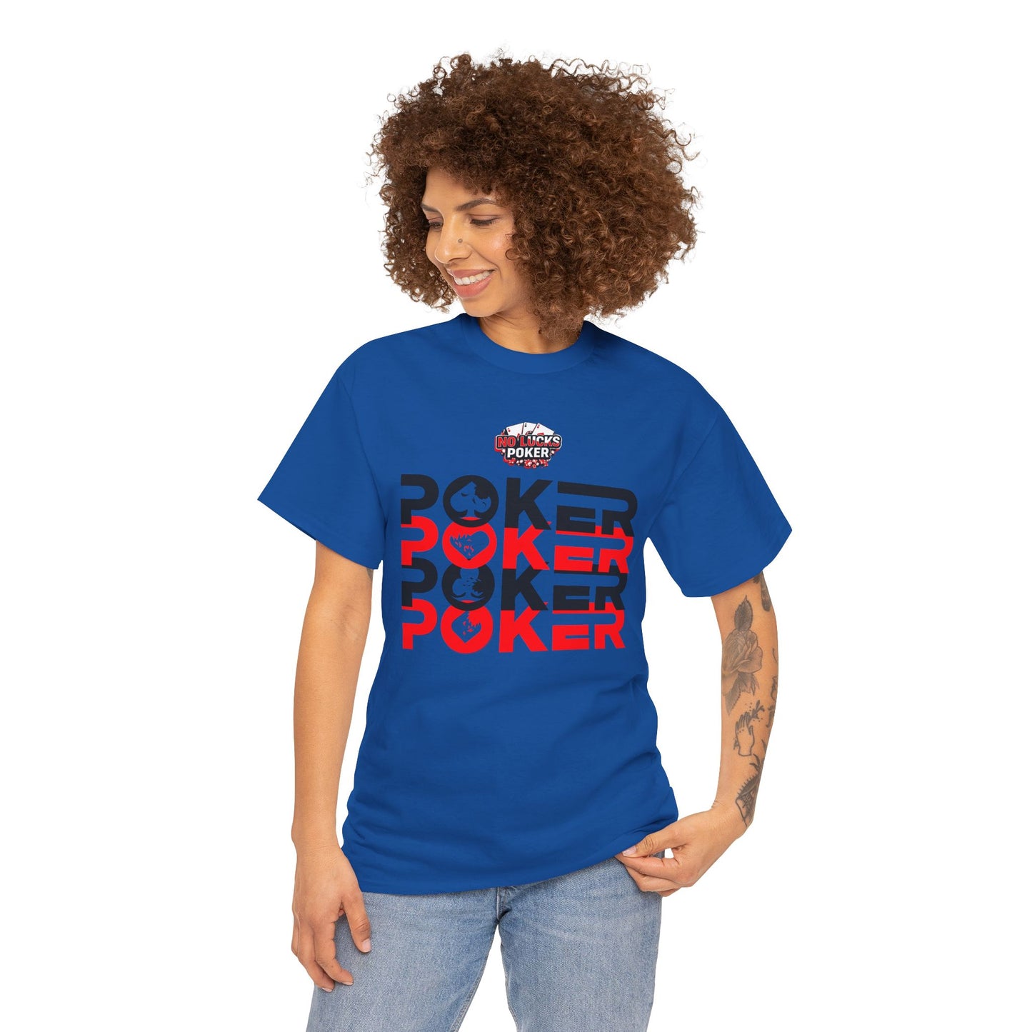 Poker Is Life – Aces & Royal Flush Tee by Zero Lucks