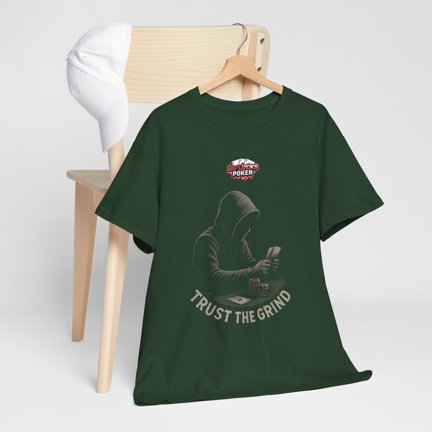 Trust the Grind Poker T-Shirt | Zero Lucks – Play Sharp
