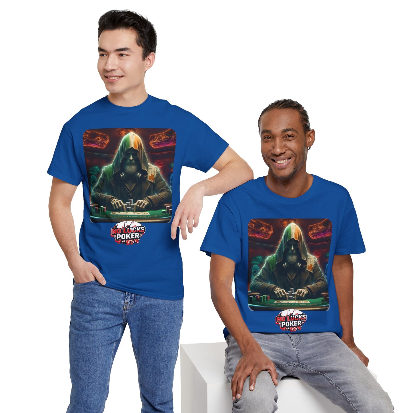 Irish Poker Player Celtic unisex heavy cotton tee Poker Apparel