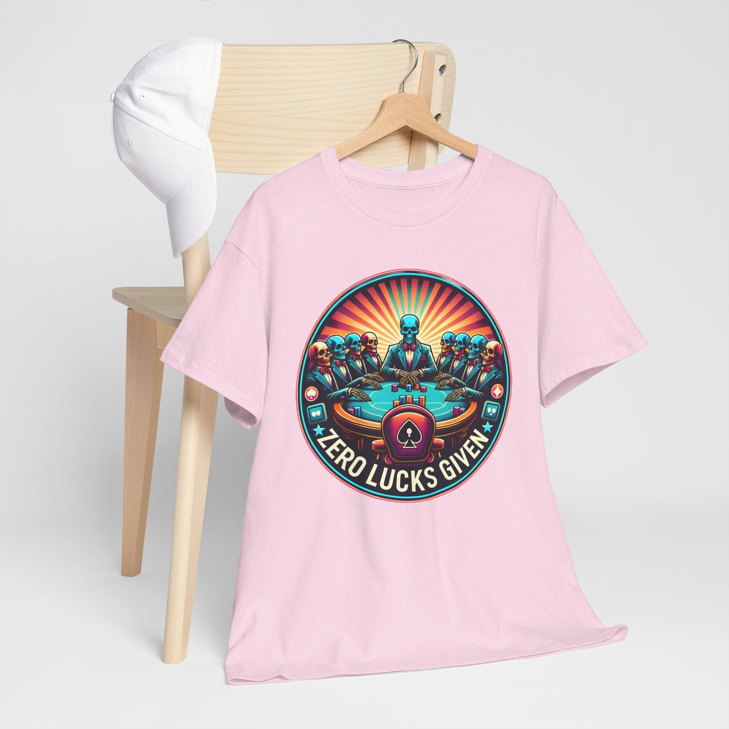 Zero Lucks Given unisex heavy cotton tee Poker Apparel