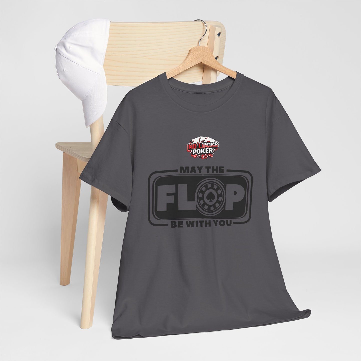 Zero Lucks – “May the Flop Be With You” Poker Logo Tee