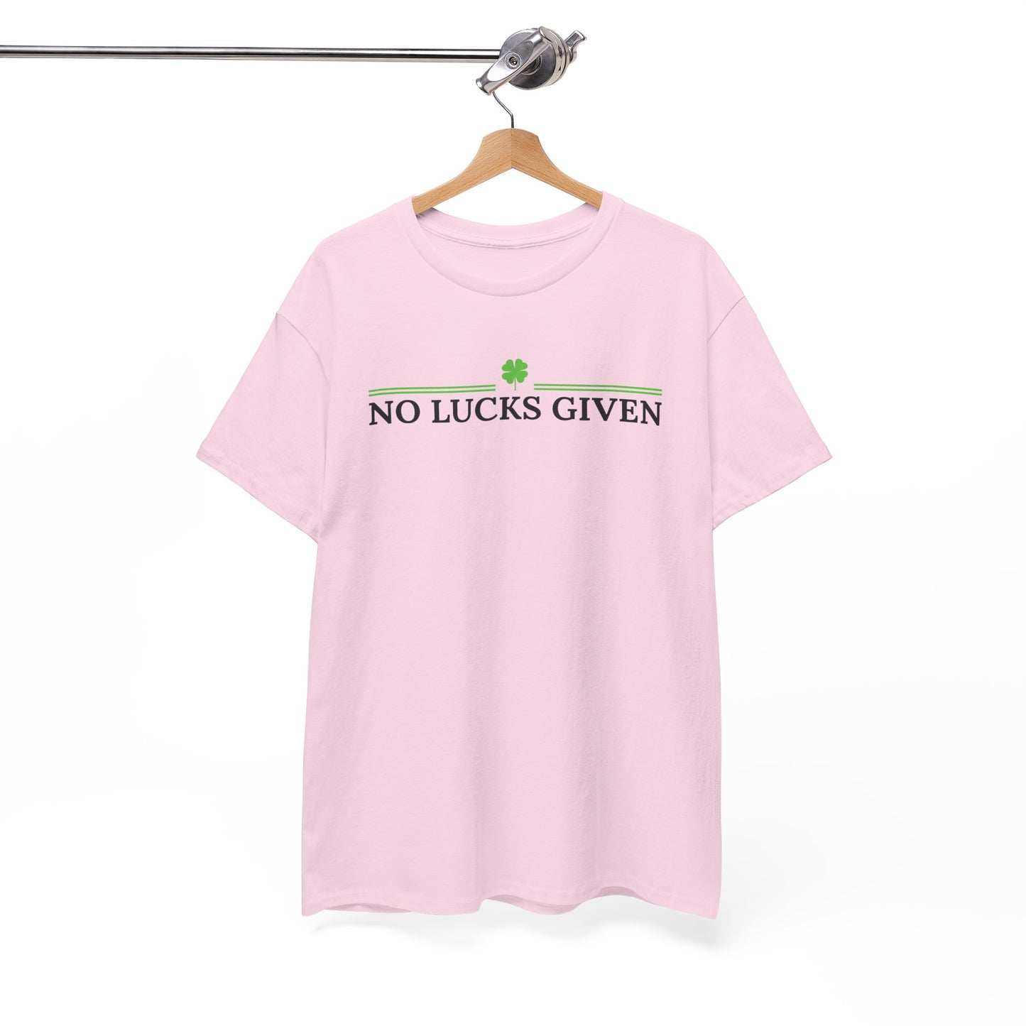 No Lucks Given – Classic Logo Poker Tee (Good Luck, All In)