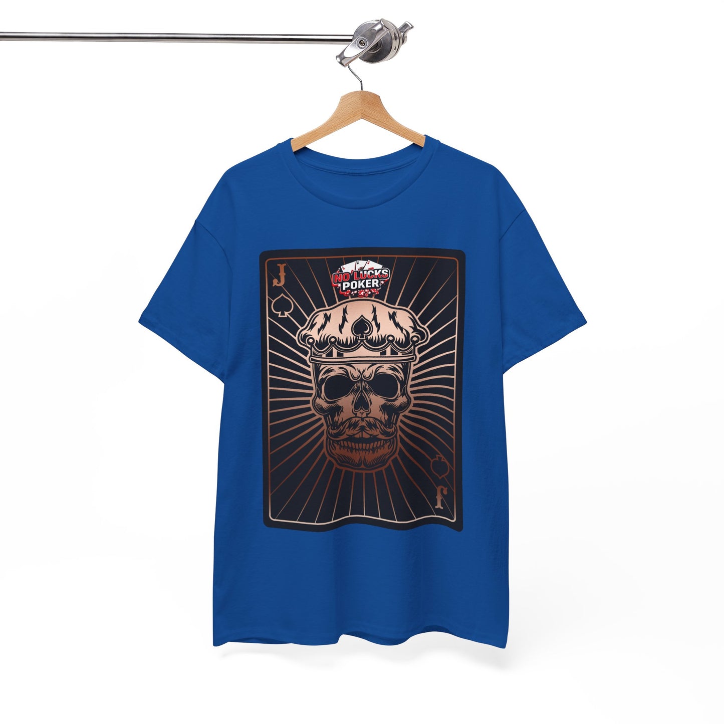 No Lucks Given – Jack Skull Crown of Spades Poker Tee (Copper Edition)