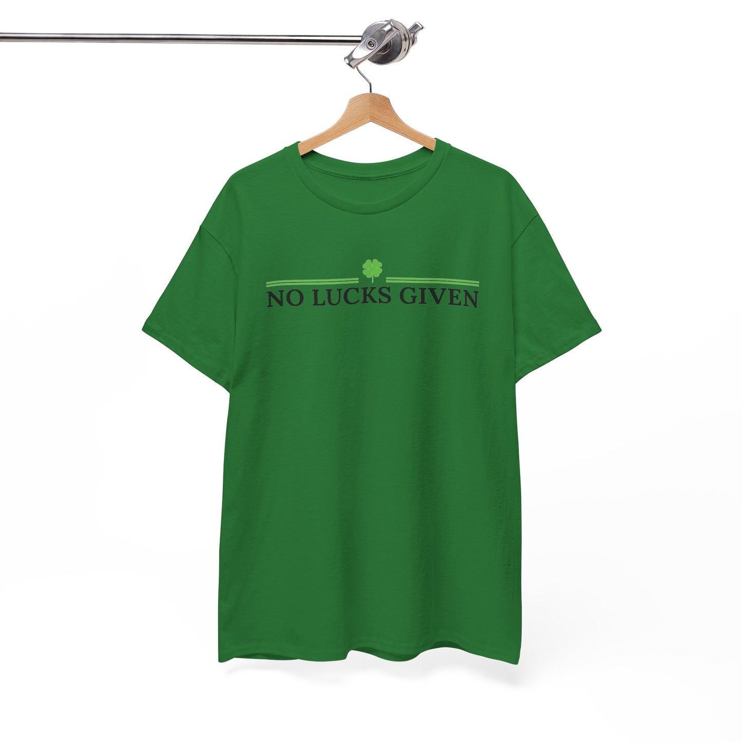 No Lucks Given – Classic Logo Poker Tee (Good Luck, All In)