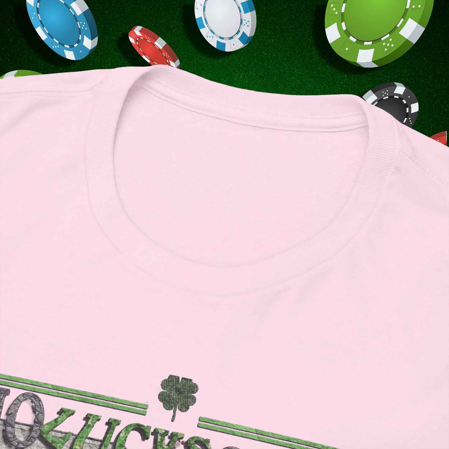 No Lucks Given Skull Breaking thru Ace of Spades T-Shirt Must have Good Luck All-in