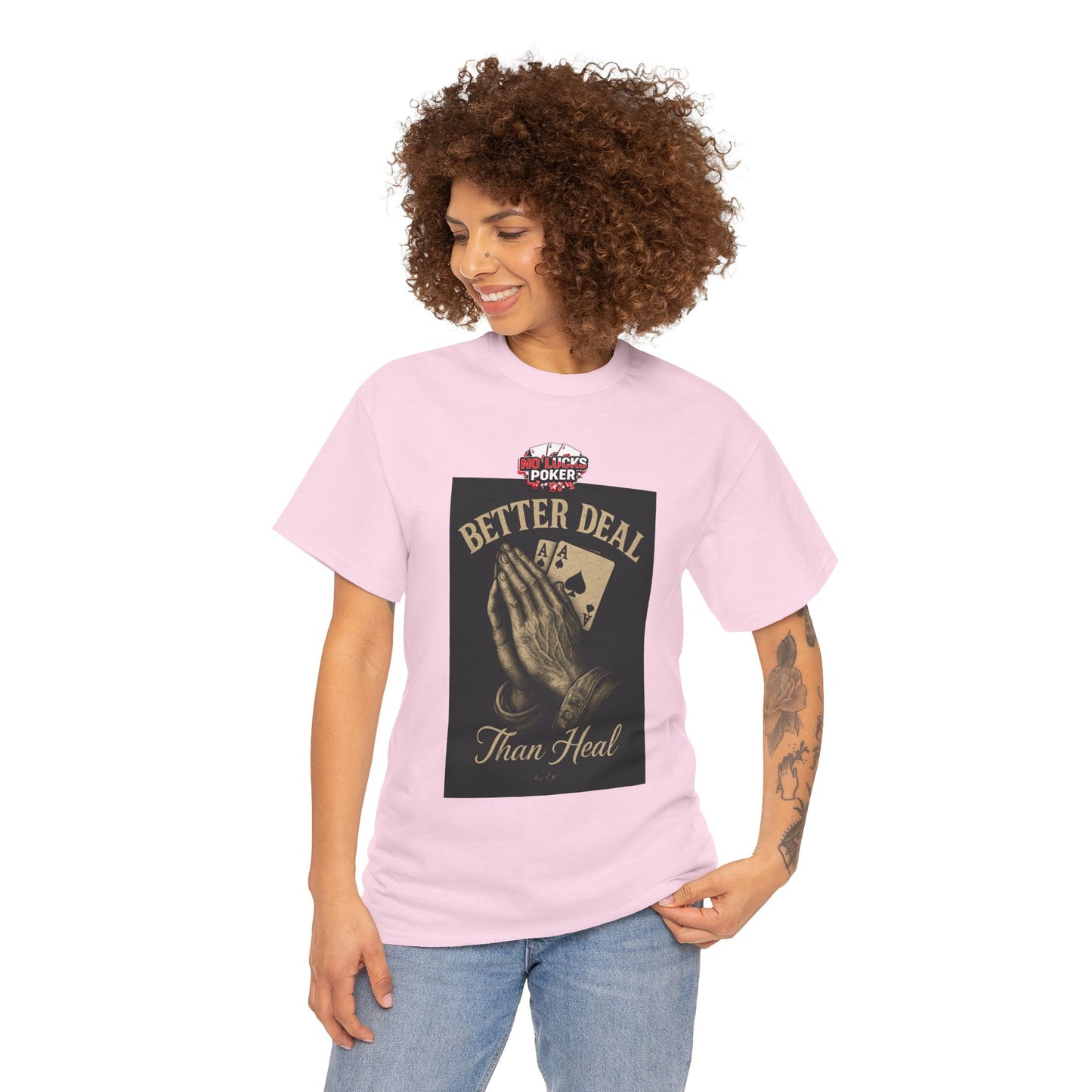 No Prayers Just Play Poker T-Shirt | Zero Lucks – Skill Over Superstition