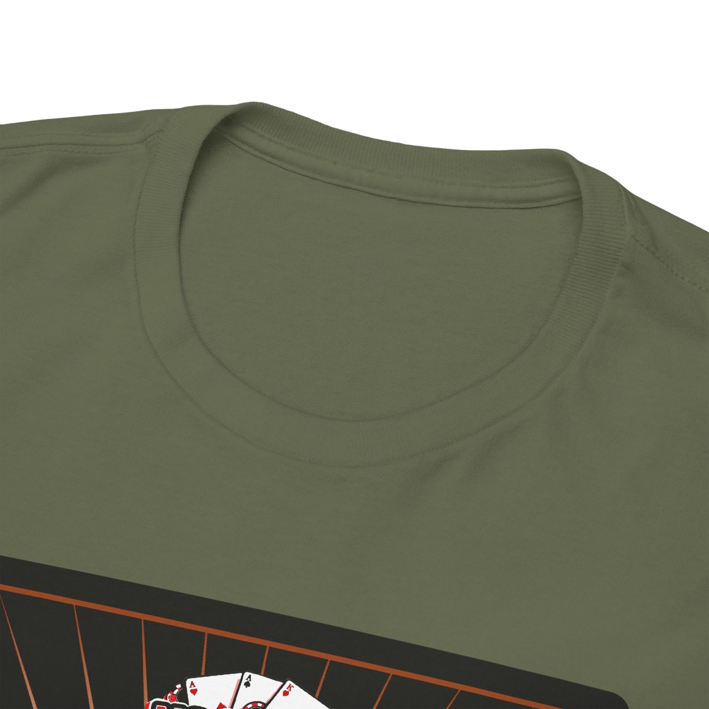 No Lucks Given – Ace of Spades & Crossed Swords Poker T-Shirt (Copper Edition)