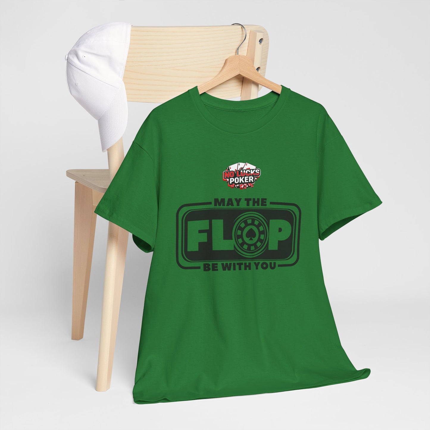Zero Lucks – “May the Flop Be With You” Poker Logo Tee