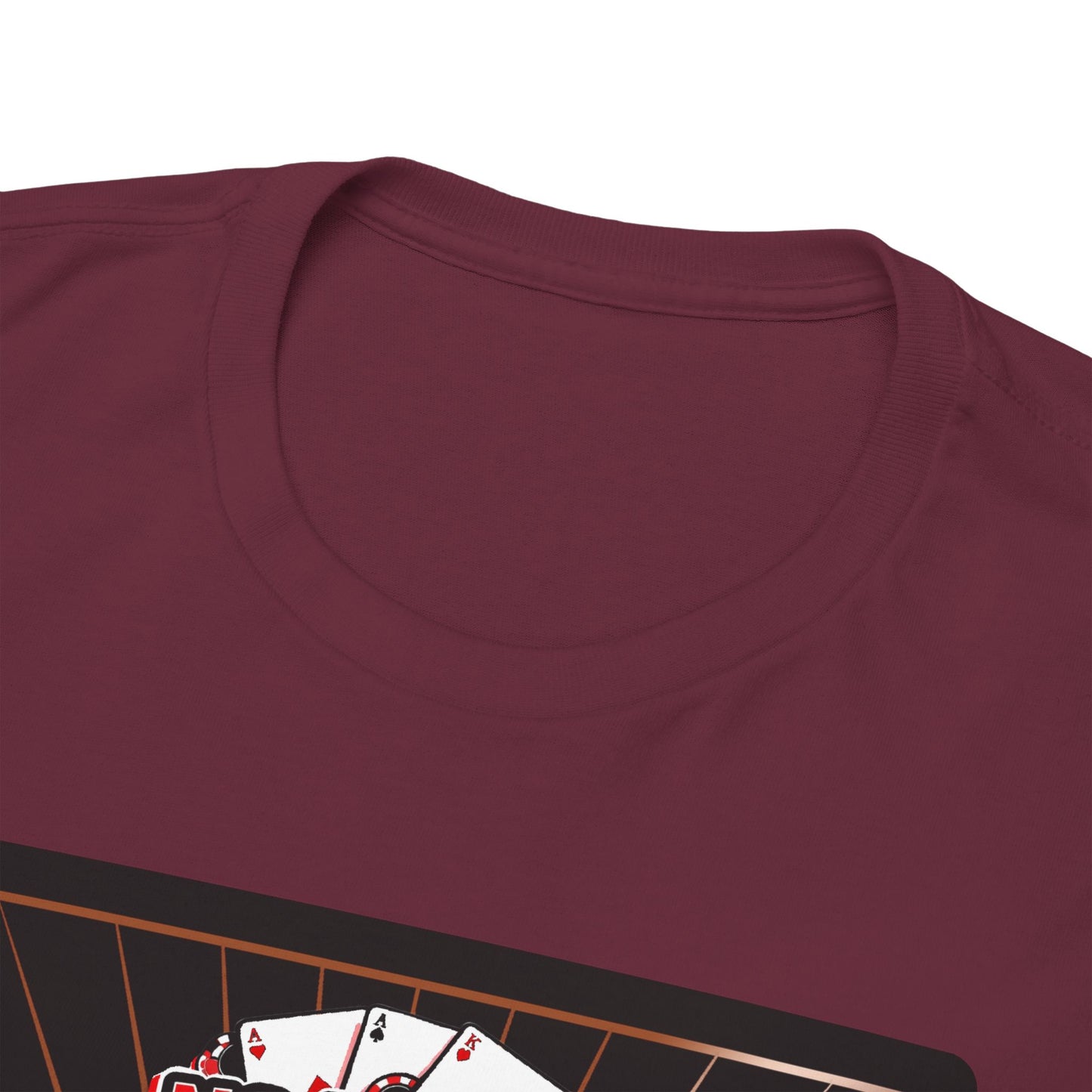 No Lucks Given: Ace of Hearts & Axes – Poker T-Shirt