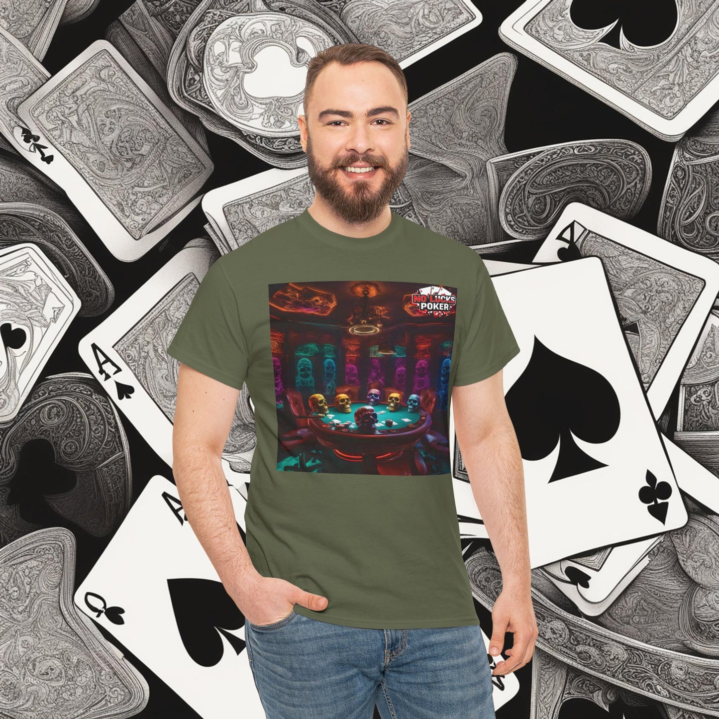 Game Over! No Lucks Given unisex heavy cotton tee