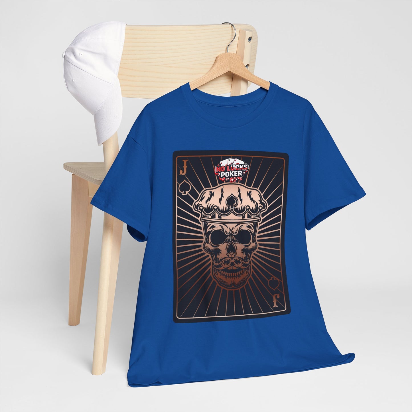 No Lucks Given – Jack Skull Crown of Spades Poker Tee (Copper Edition)