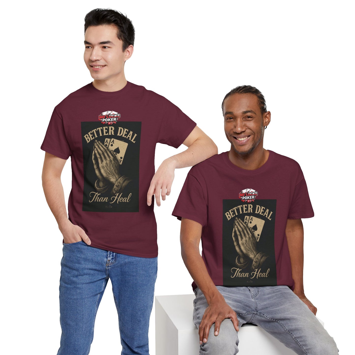 No Prayers Just Play Poker T-Shirt | Zero Lucks – Skill Over Superstition