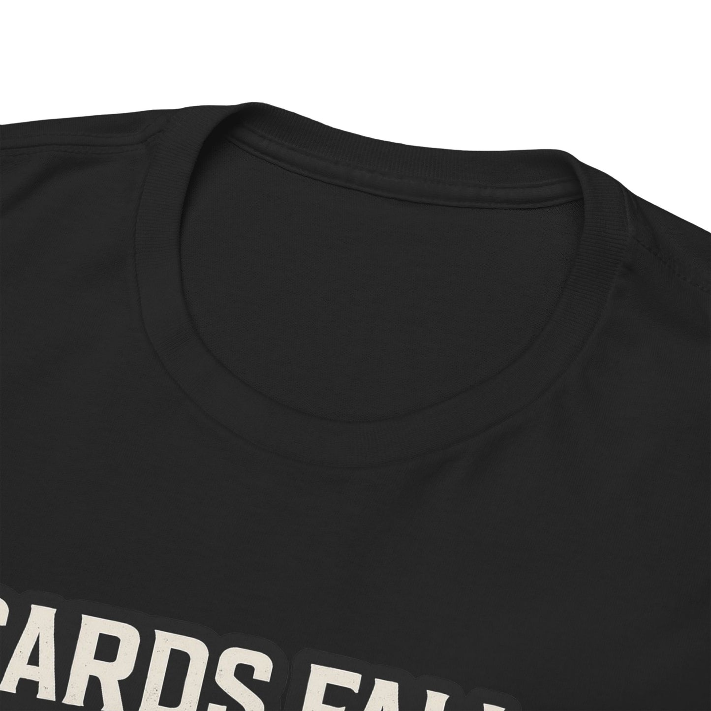 Cards Fall, I Rise Poker T-Shirt | Zero Lucks – Rise Above