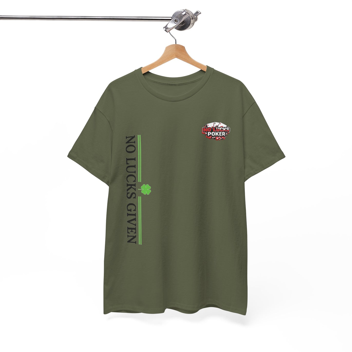 No Lucks Given – Signature Logo Poker Tee (All In Edition)