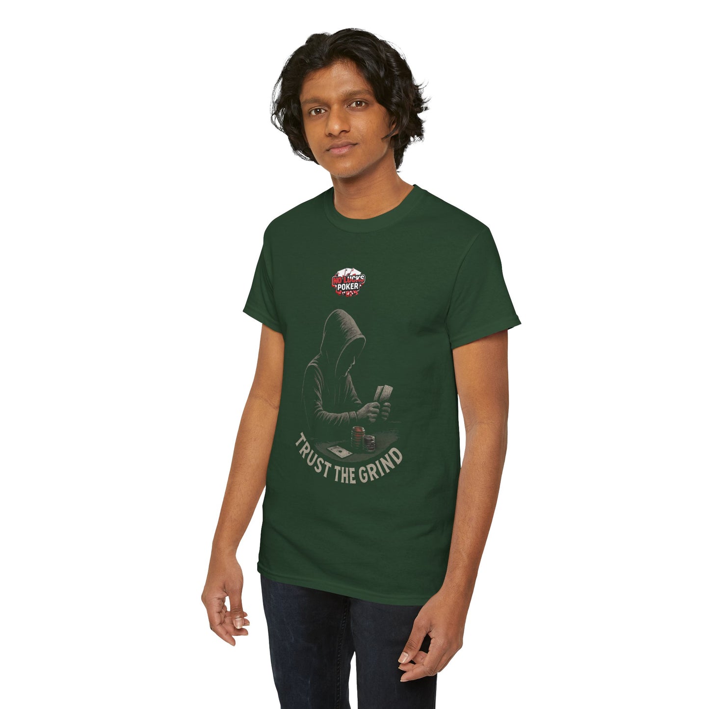 Trust the Grind Poker T-Shirt | Zero Lucks – Play Sharp