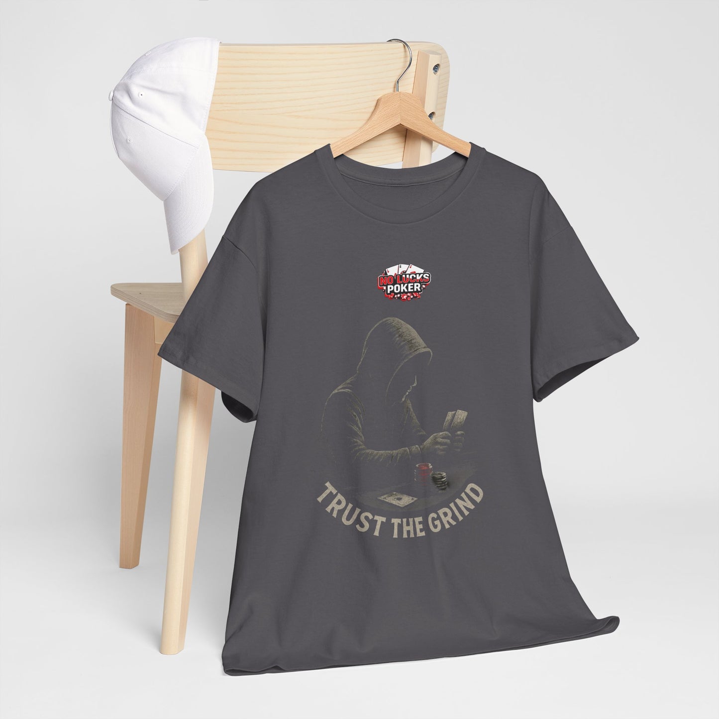 Trust the Grind Poker T-Shirt | Zero Lucks – Play Sharp