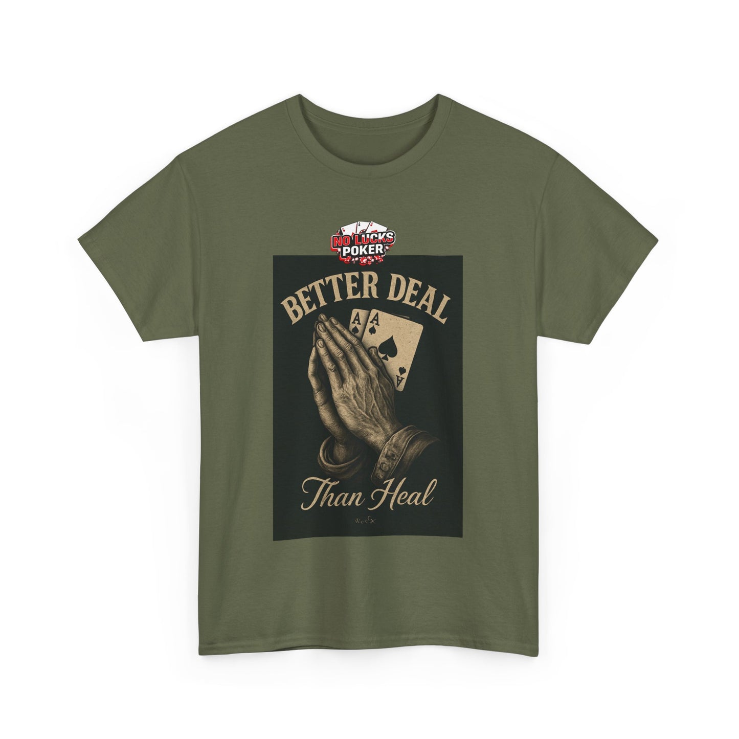No Prayers Just Play Poker T-Shirt | Zero Lucks – Skill Over Superstition