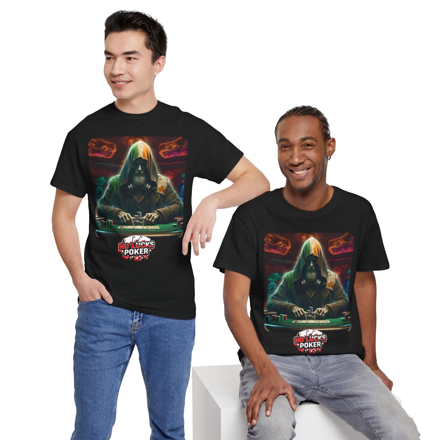Irish Poker Player Celtic unisex heavy cotton tee Poker Apparel