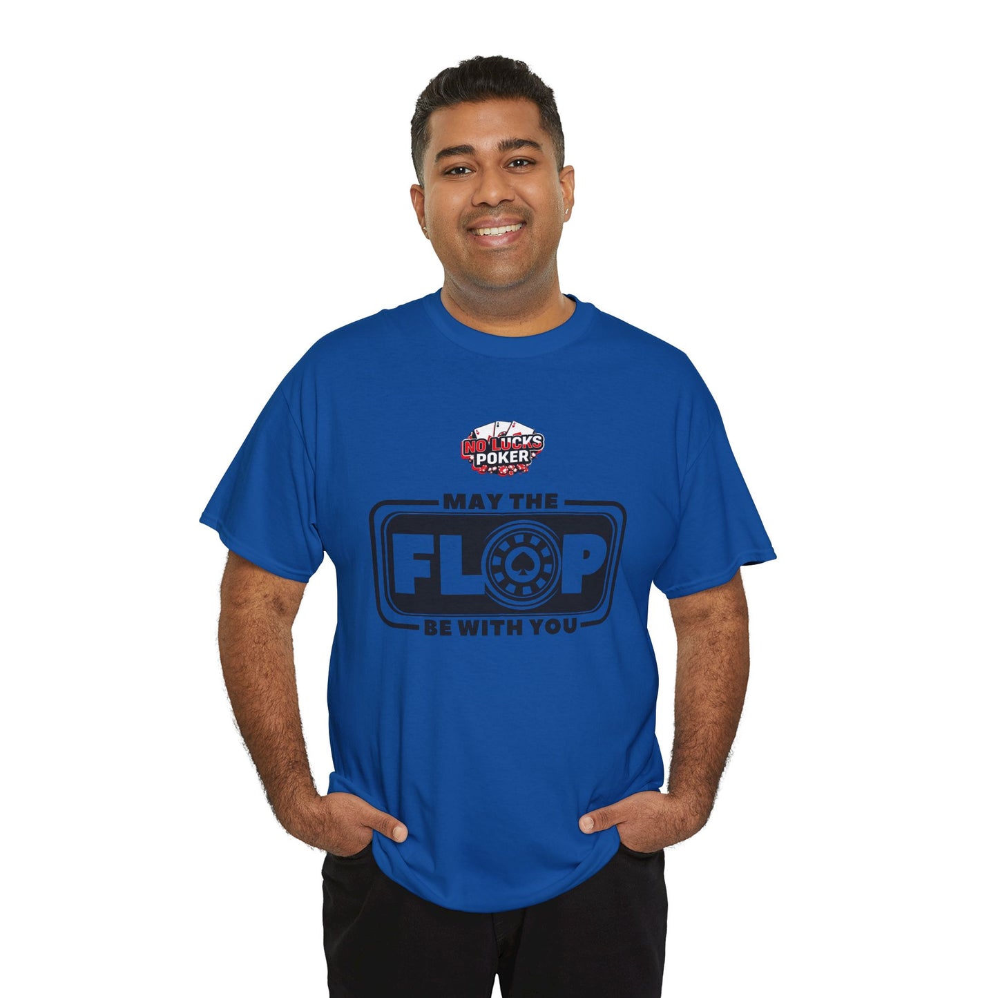 Zero Lucks – “May the Flop Be With You” Poker Logo Tee