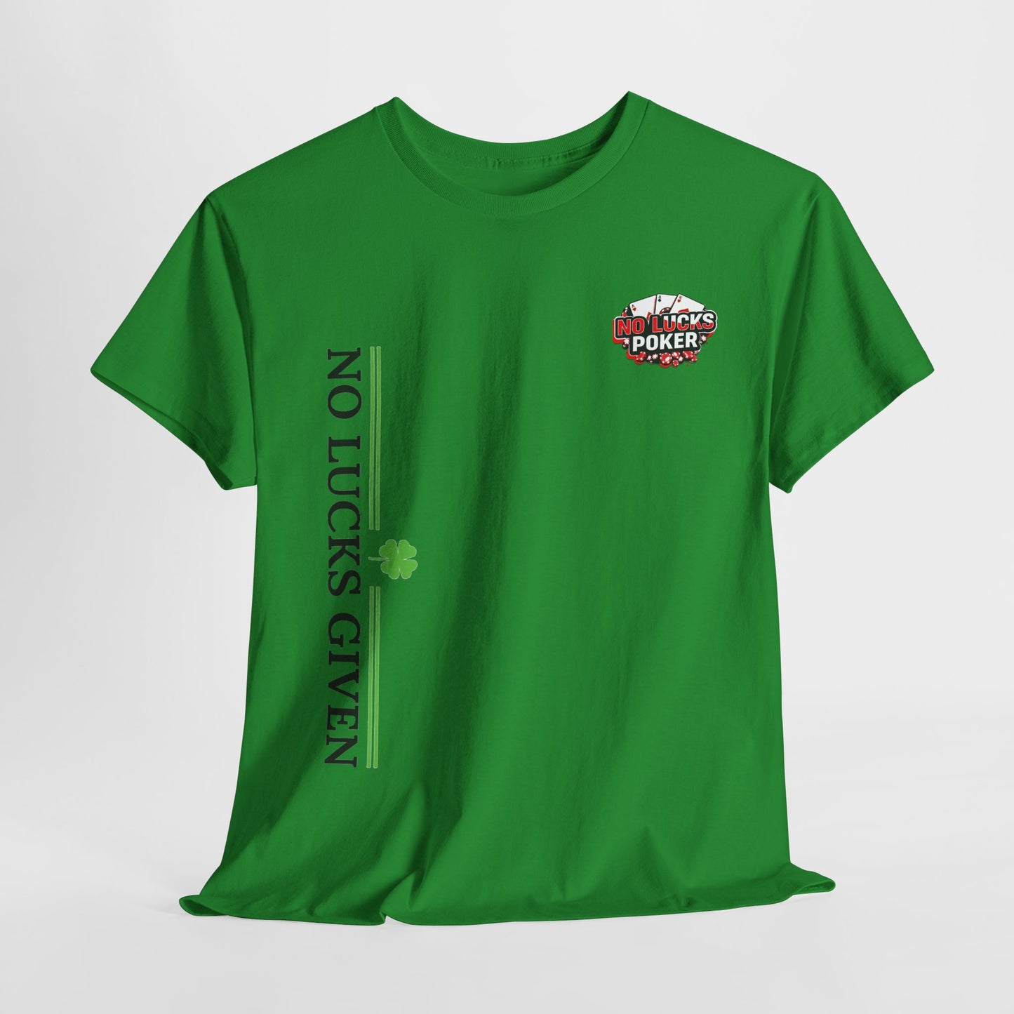 No Lucks Given – Signature Logo Poker Tee (All In Edition)